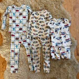 GAP Kids Pajama Bundle - Cream, Blue, Red